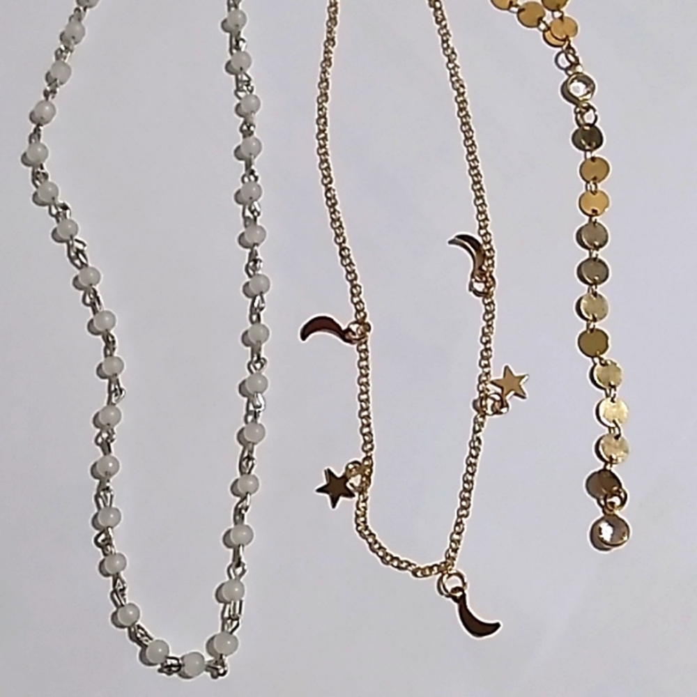 Choke necklaces for layering or wear individually